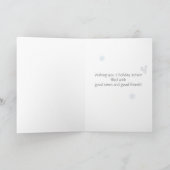 ウィンターフレンズのホリデーカード – Friends シーズンカード (内部)