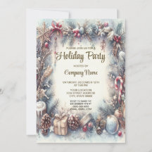 ウィンターフレームクリスマスパーティの招待状