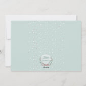 ウィンターフレームフォトホリデーカード シーズンカード (裏面)