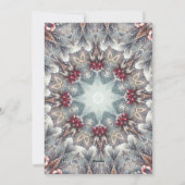 ウィンターフレームホリデークリスマスカード シーズンカード (裏面)