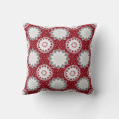 ウィンターフローラルパタカスタムーン クッション (裏面)