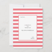 ウィンターフローラ水彩リースブライデスメイド 招待状 (裏面)