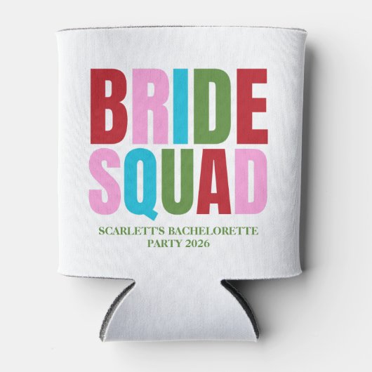 ウィンターブライドスクワッドバチェロレッテパーティー 缶クーラー (正面)