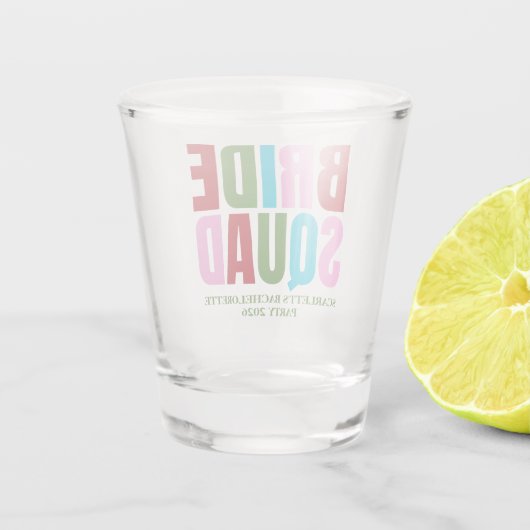 ウィンターブライドスクワッド独身最後の夜 ショットグラス (裏面)