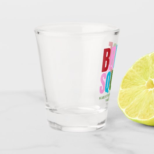 ウィンターブライドスクワッド独身最後の夜 ショットグラス (左)