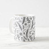 ウィンターブラックボタニカルマグ コーヒーマグカップ (正面左)