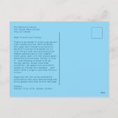 ウィンターブランチとバーリーズの写真ホリデーポストカード シーズンポストカード (裏面)