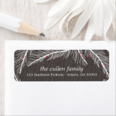 ウィンターブランチズホリデー差出人住所ラベル ラベル (インサイチュ)