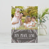 ウィンターブランチホリデーフォトカード シーズンカード (スタンド正面)