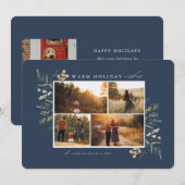 ウィンターブランチホリデーフォトカード シーズンカード (正面/裏面)