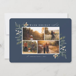 ウィンターブランチホリデーフォトカード シーズンカード