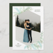 ウィンターブランチモダンズホリデーフォトカード シーズンカード (正面/裏面)