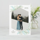 ウィンターブランチモダンズホリデーフォトカード シーズンカード (スタンド正面)