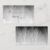 ウィンターブランチ結婚ズ白黒座席表 プレイスカード (正面/裏面)