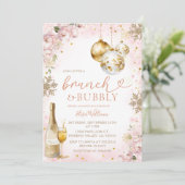 ウィンターブランチ&バブリーシャンパンブライダルシャワー 招待状 (スタンド正面)