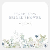 ウィンターブランチ ブライダルシャワー スクエアシール (正面)