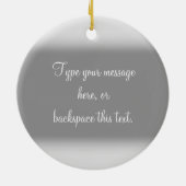 ウィンターブリッジオーナメント雪の木飾り セラミックオーナメント (裏面)