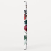 ウィンターブルガンディピーニーバラフローラパインブーケ Case-Mate iPhoneケース (裏面/右)