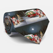 ウィンターブルドッグキャラバンクリスマスアドベンチャー ネクタイ (ロール)