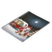 ウィンターブルドッグキャラバンクリスマスアドベンチャー ノートブック (左側)