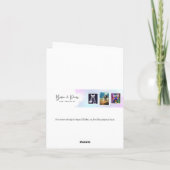 ウィンターブルフランスのドッグ子犬グリーティングカード カード (裏面)