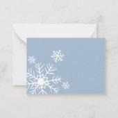 ウィンターブルーおむつラッフルカード ノートカード (裏面)