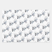 ウィンターブルーの数々の目的 ラッピングペーパーシート (正面)