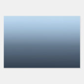 ウィンターブルーグラデーション ラッピングペーパーシート (正面3)