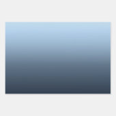 ウィンターブルーグラデーション ラッピングペーパーシート (正面2)