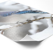 ウィンターブルージェイ フォトプリント            (角)