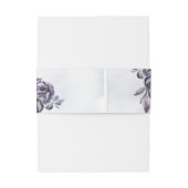 ウィンターブルージュームの花のウェディング ベリーバンド 招待状ベリーバンド (裏面例)