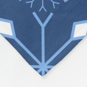 ウィンターブルースノーアンドアイスフリースブランケット フリースブランケット (角)