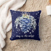 ウィンターブルースノーピネコン装飾用クッション クッション (ブランケット)