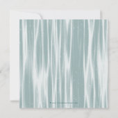 ウィンターブルースノーフレークキンセアニェラ招待状 招待状 (裏面)