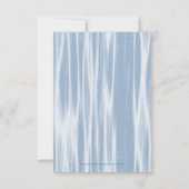 ウィンターブルースノーフレークキンセアニェラRSVP 出欠カード (裏面)