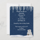 ウィンターブルースパーティの招待状 招待状 (裏面)