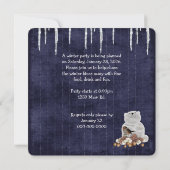 ウィンターブルースパーティー 招待状 (裏面)