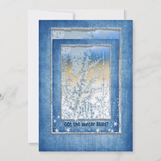 ウィンターブルースパーティー 招待状 (正面)