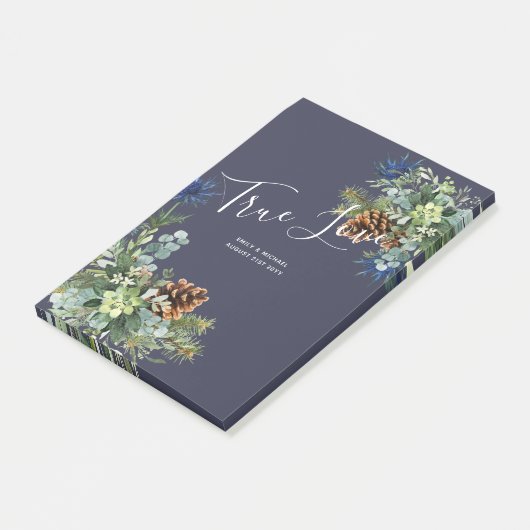 ウィンターブルーティスルユーカリ結婚スワンダーランド ポストイット (アングル)