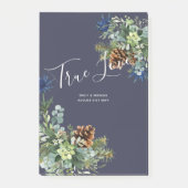 ウィンターブルーティスルユーカリ結婚スワンダーランド ポストイット (正面)