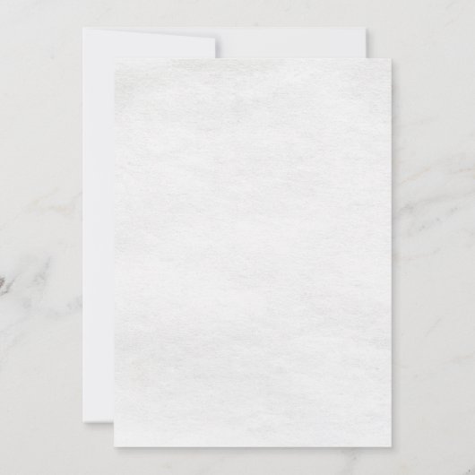 ウィンターブルーフローラオンマーリーホワイト結婚ズ 招待状 (裏面)