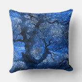 ウィンターブルーマジカルトワイライトフォレスト装飾用クッション クッション (裏面)