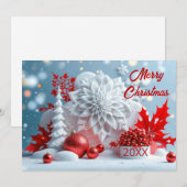 ウィンターブルームコンポジション 招待状 (正面/裏面)