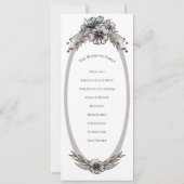 ウィンターブルーム ウェディングプログラム 招待状 (裏面)