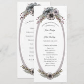 ウィンターブルーム ウェディングプログラム 招待状 (正面/裏面)