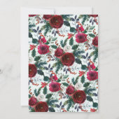 ウィンターブルーム フラワーベイビーシャワーブランチ 招待状 (裏面)