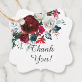 ウィンターブルーム フラワー ブライダル シャワー フェイバー フェイバータグ (正面)