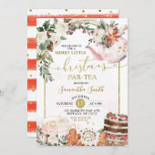 ウィンターブルーム メリーリトルクリスマスパーティー - ティー 招待状 (正面/裏面)