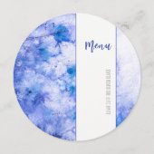 ウィンターブルー庭園の結婚式サークルメニュー メニュー (裏面)