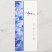 ウィンターブルー庭園の結婚式メニュー メニュー (裏面)